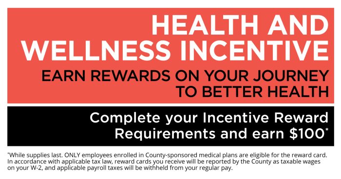 MyHR » Countywide Wellness Incentive